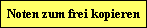 Noten zum frei kopieren